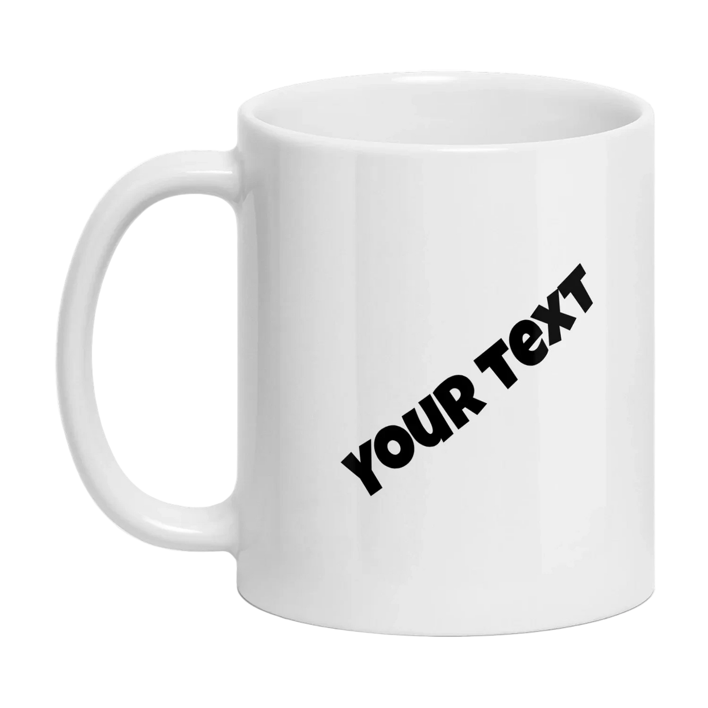 Ich arbeite hart Hunde-Tasse, Weiss - SupremX-Eagle