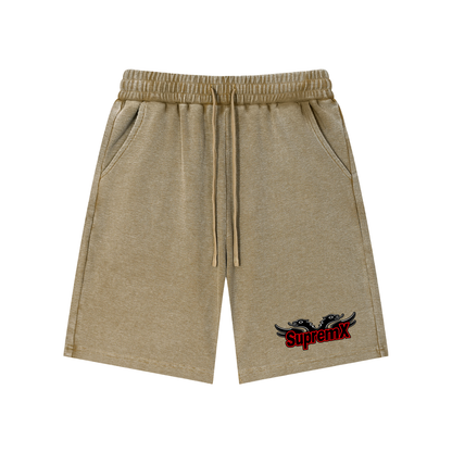 Mineral Wash Waffle Knit Shorts - SupremX-Eagle