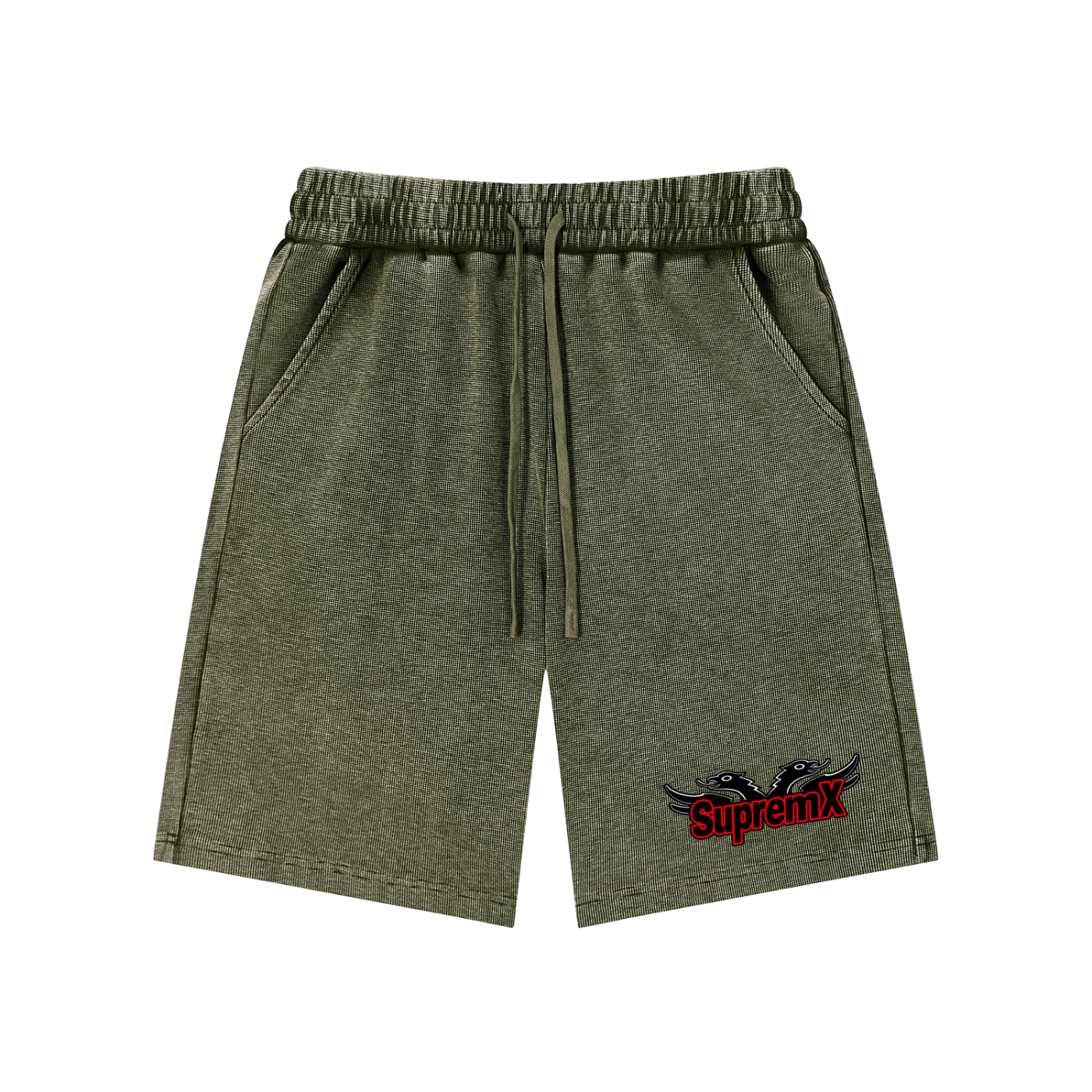 Mineral Wash Waffle Knit Shorts - SupremX-Eagle