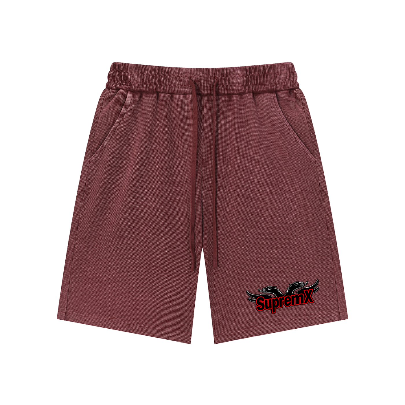 Mineral Wash Waffle Knit Shorts - SupremX-Eagle