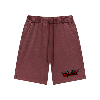 Mineral Wash Waffle Knit Shorts - SupremX-Eagle