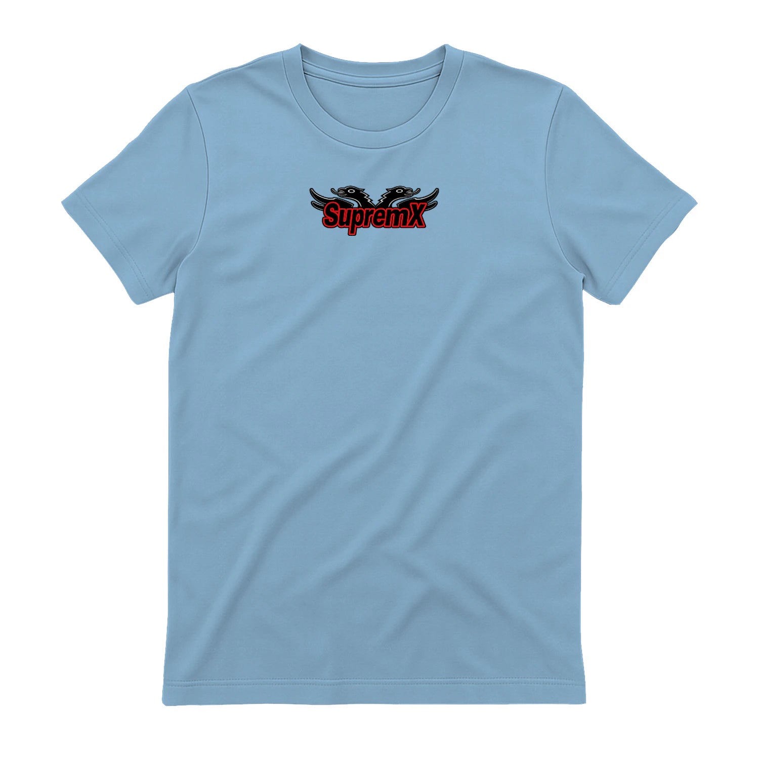 Albanian History Lecture Warning t-shirt, Light Blue, back view - SupremX-Eagle