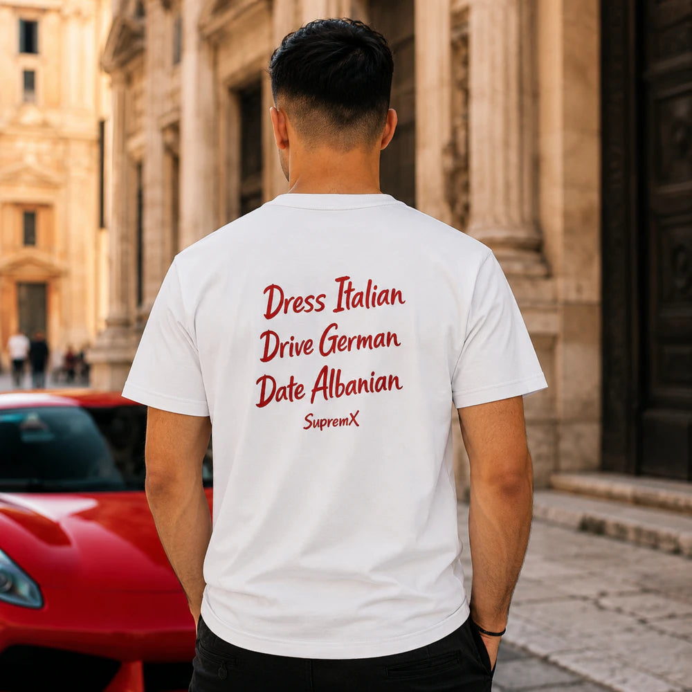 Dress Italian Drive German Date Albanian t-shirt - SupremX-Eagle