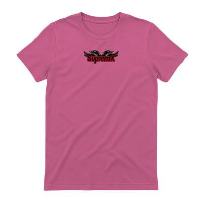 Albanian History Lecture Warning t-shirt, Azalea Pink, back view - SupremX-Eagle