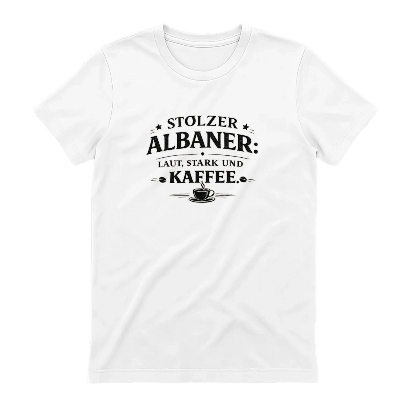Stolzer Albaner T-Shirt, Weiss - SupremX-Eagle
