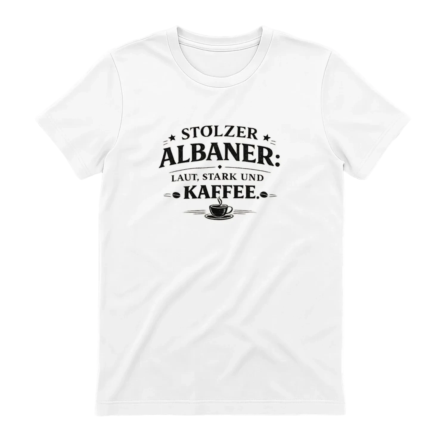 Stolzer Albaner T-Shirt, Weiss - SupremX-Eagle