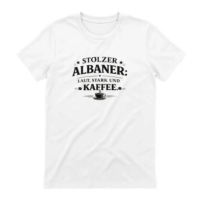 Stolzer Albaner T-Shirt, Weiss - SupremX-Eagle