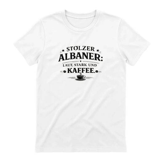 Stolzer Albaner T-Shirt, Weiss - SupremX-Eagle