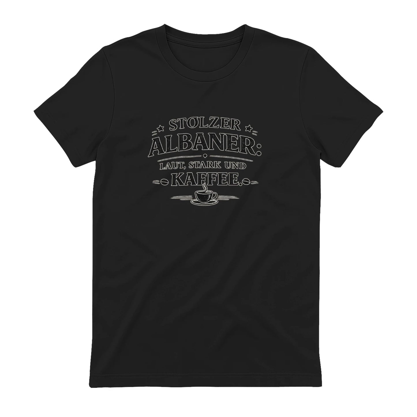 Stolzer Albaner T-Shirt, Schwarz - SupremX-Eagle