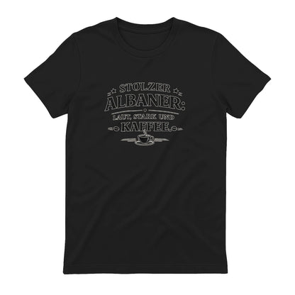 Stolzer Albaner T-Shirt, Schwarz - SupremX-Eagle