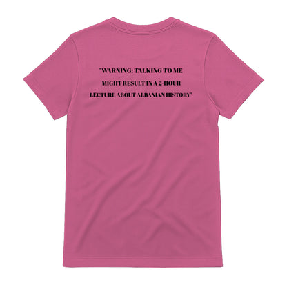 Albanian History Lecture Warning t-shirt, Azalea Pink - SupremX-Eagle