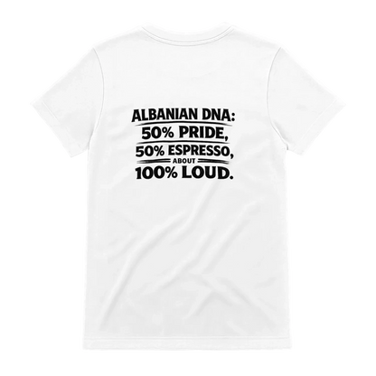 Albanian DNA t-shirt, White - SupremX-Eagle