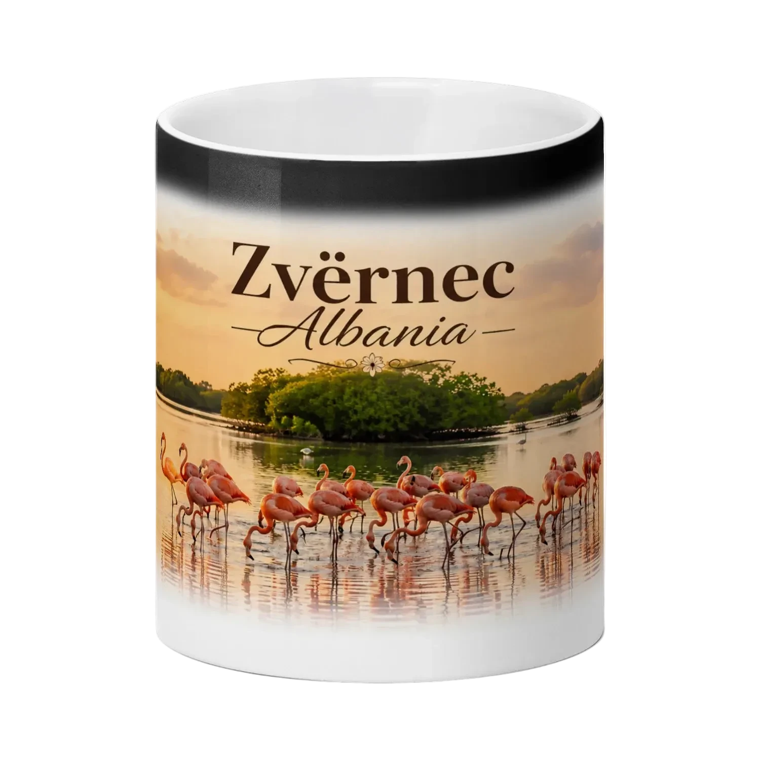 Zverneci heat-reveal ceramic mug, White - SupremX-Eagle